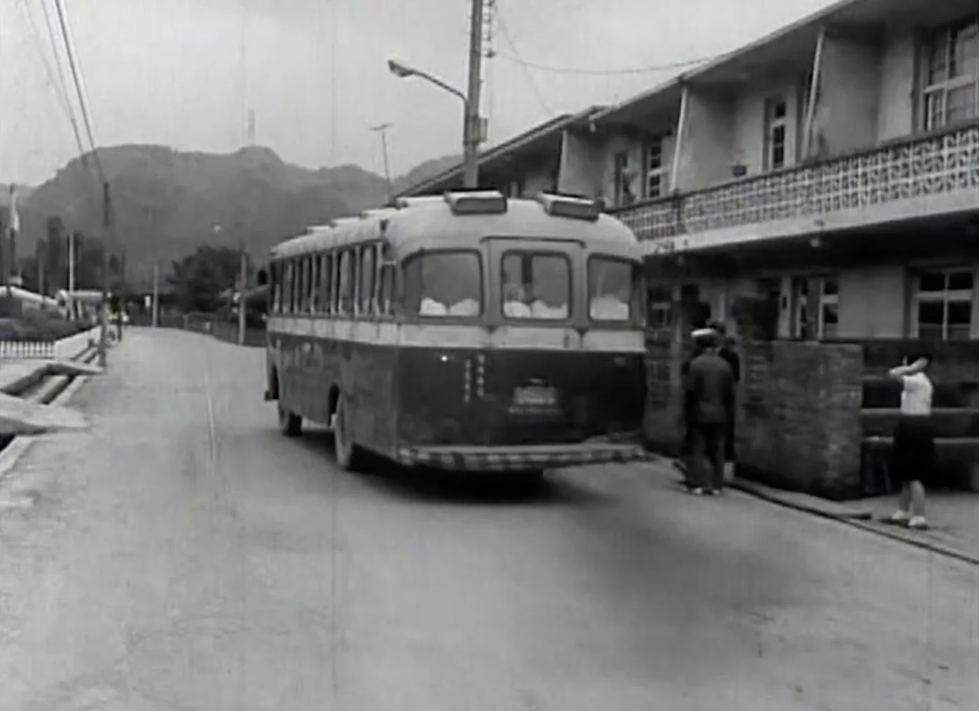 過港早期街道與公車影像